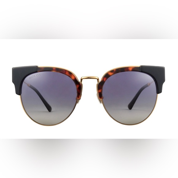 Bolon Women Sunglasses BL6003-53 Black Tortoise Polarized